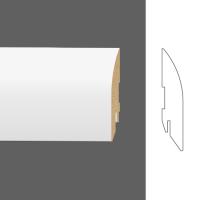 222390 SOL Плинтус МДФ CLASSEN Белый 80x16x2400