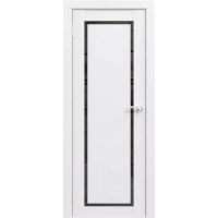 Межкомнатные двери FLASH ECO CLASSIC 01 (ПАРЯЩАЯ ФИЛЁНКА), ЧЁРНОЕ СТЕКЛО