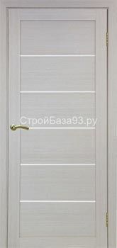 Межкомнатная дверь Optima Porte (Оптима Порте) Турин 506 Дуб белый мателюкс