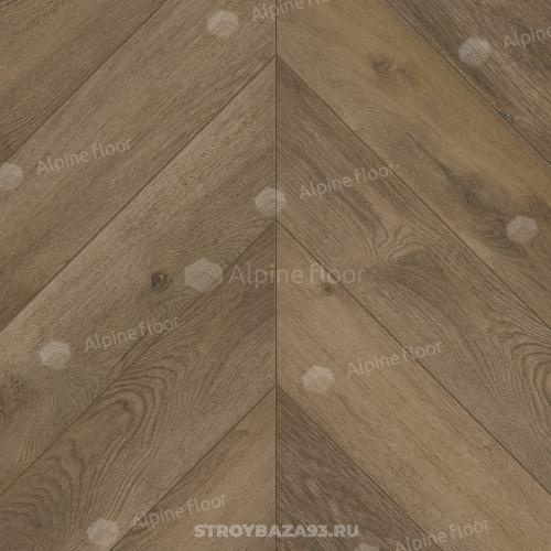 SPC ламинат Alpine Floor CHEVRON ДУБ НАСЫЩЕННЫЙ ECO 18-4