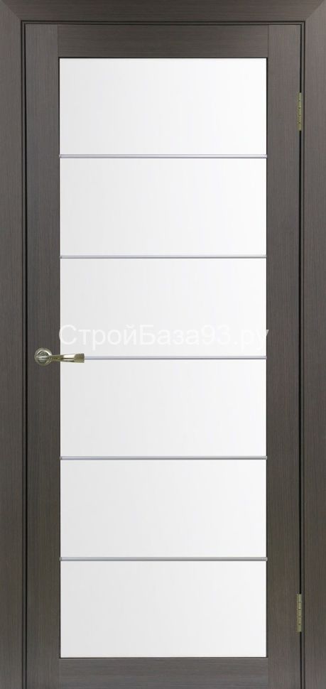 Межкомнатная дверь Optima Porte (Оптима Порте) Турин 501 АСС 2.80 Венге FL-Мателюкс Молдинг SC