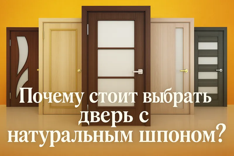 Почему стоит выбрать дверь с натуральным шпоном?