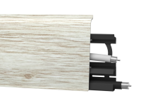 Плинтус Arbiton Indo 135 Дуб платиновый 2500х70х26мм