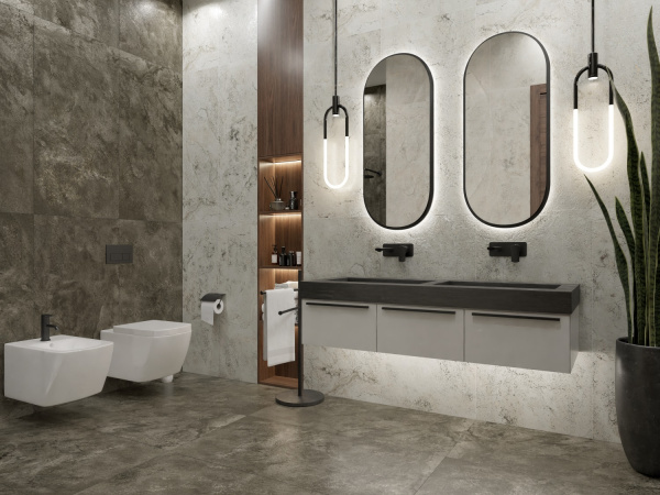 Керамогранит Primavera Nola Dark Punch-Carving 60х120 см (PC205)