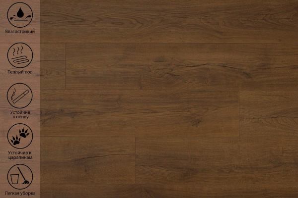 Ламинат Peli Дуб кофейный
