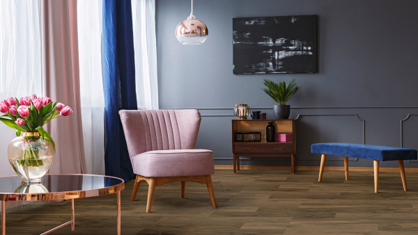 SPC ламинат KASTAMONU-Craft Core Скалистые Горы Дуб Обсидиан CC016