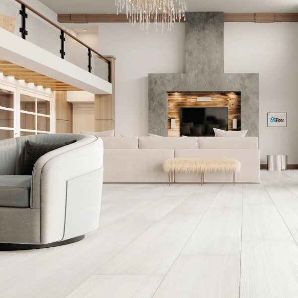 SPC плитка для пола CM Floor ScandiWood СП02 Дуб Белый SPC плитка для пола CM Floor ScandiWood СП02 Дуб Белый