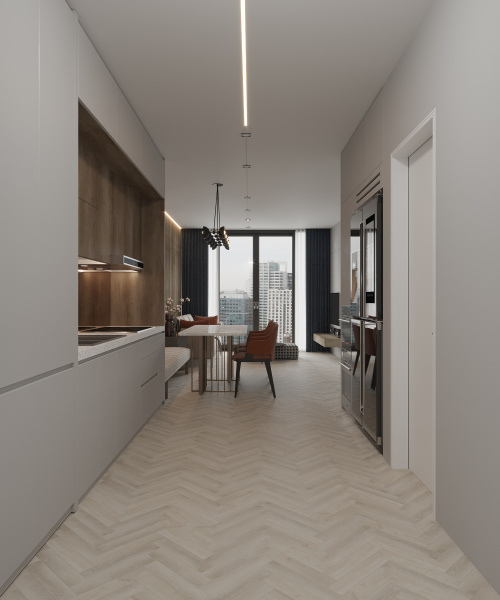 SPC Ламинат Planker Charisma (узкая) Турман 7006 (498х83х4 мм, 0,744 м2/уп)