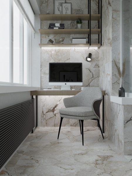 Керамогранит Primavera Tanami Pearl Carving 60x60 см (CR121)