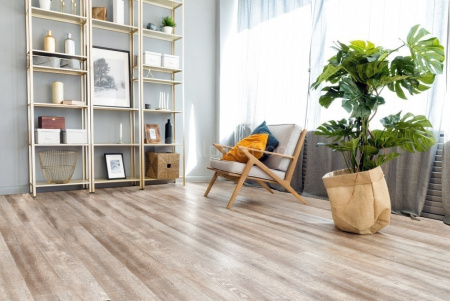 Каменно-полимерная плитка ALPINE FLOOR REAL WOOD ЕСО 2-10 ДУБ CARRY
