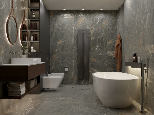 Керамогранит Primavera Hez Grey Grit Granula 60x120 см (GG206)