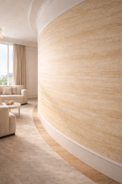 Гибкая керамика ALPINE WALLS TRAVERTINO CREMA  MTR-013PW
