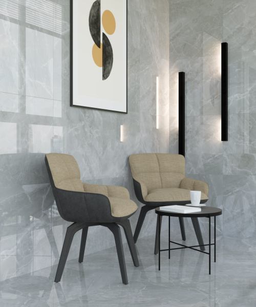 Керамогранит Primavera Almond Light Grey Polished 60х60 см (PR152)