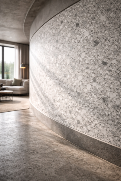Гибкая керамика ALPINE WALLS TERRAZZO MILANO MTR-017PW