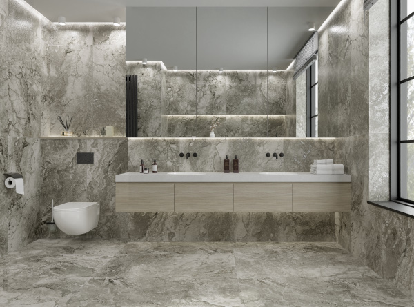 Керамогранит Primavera Porto Stone Grey Punch-Carving 60х120 см (PC206)