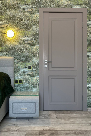 Межкомнатная дверь Деканто Серый бархат