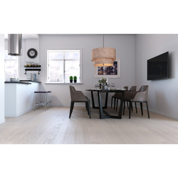 Паркетная доска Primavera 14x188x2266 мм Ash Bianca