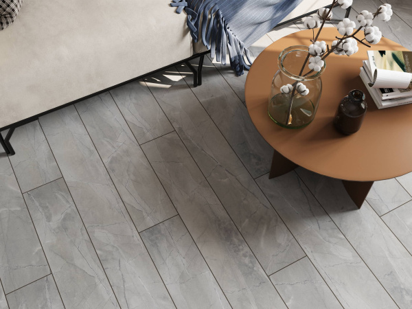 Ламинат 	EVERSENSE EL1002 МРАМОР СЕРЫЙ