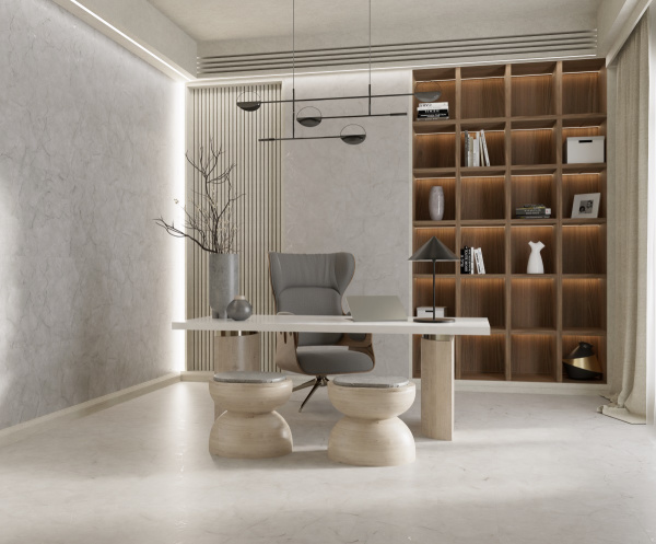 Керамогранит Primavera Vanity Bianco Carving 60x60 см (CR123)