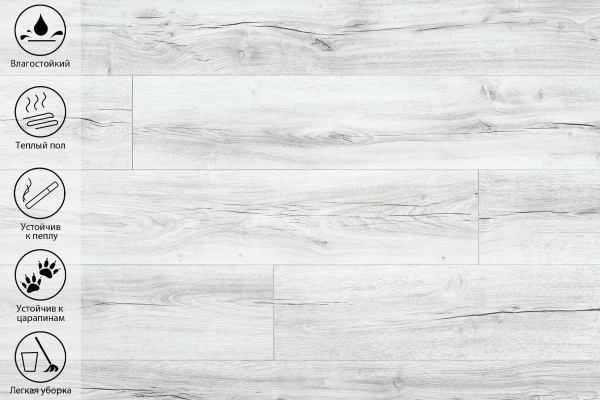 Ламинат Peli Белый дуб