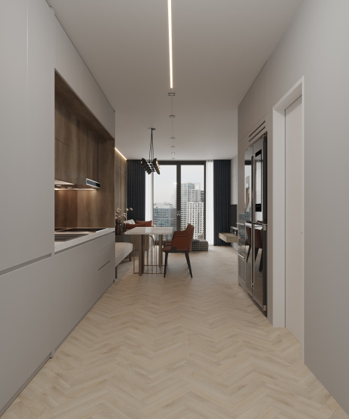 SPC Ламинат Planker Charisma (узкая) Стрип 7007 (498х83х4 мм, 0,744 м2/уп)