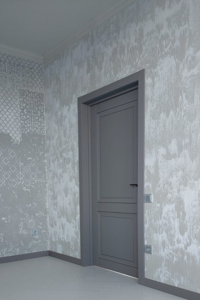 Межкомнатная дверь Деканто Серый бархат