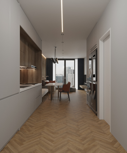 SPC Ламинат Planker Charisma (узкая) Гиллан 7008 (498х83х4 мм, 0,744 м2/уп)