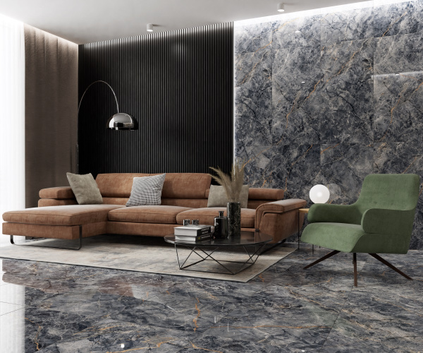 Керамогранит Primavera French Nero High Glossy 60х120 см (GR212)