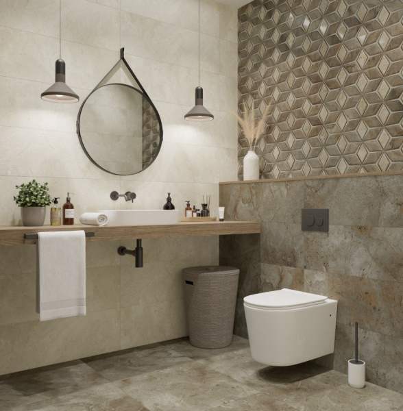 Плитка настенная Primavera Empressa Brown B 30x90 см (CR06B)