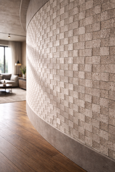 Гибкая керамика ALPINE WALLS TESSERA BIANCA MTR-002PW
