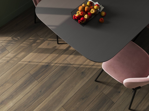 Ламинат 	EVERSENSE EL1039 ДУБ ВИРДИА КОРИЧНЕВЫЙ