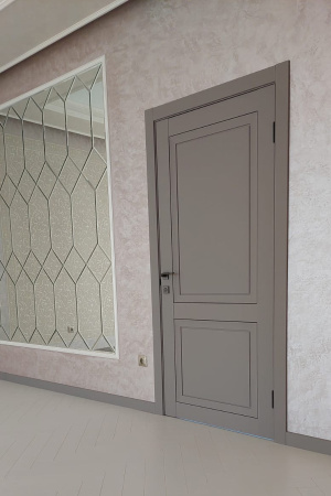 Межкомнатная дверь Деканто Серый бархат