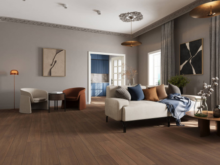 Ламинат 	EVERSENSE EL2153 ДУБ КАСЕЛЛА КОРИЧНЕВЫЙ