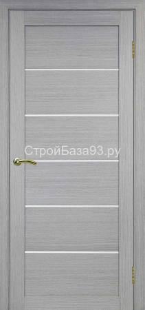 Межкомнатная дверь Optima Porte (Оптима Порте) Турин 506 Дуб серый мателюкс