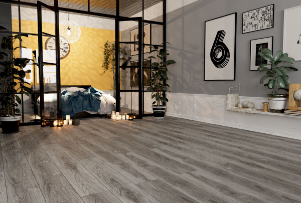 SPC Ламинат Planker Rockwood Дуб Сапфир 1009 (1220х150х4 мм, 2,196 м2/уп)