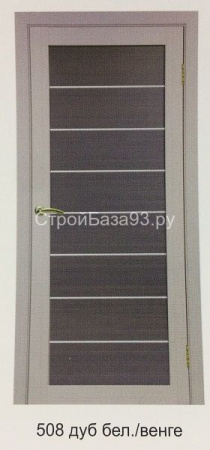 Межкомнатная дверь Optima Porte (Оптима Порте) 508 Дуб белый Венге